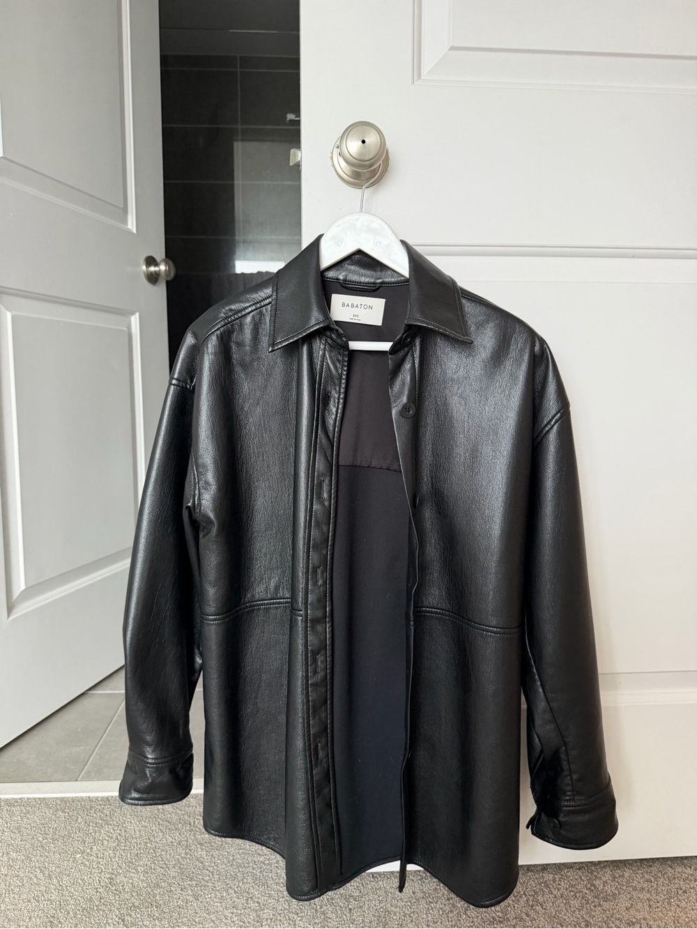 Babaton Pelli Black Shacket